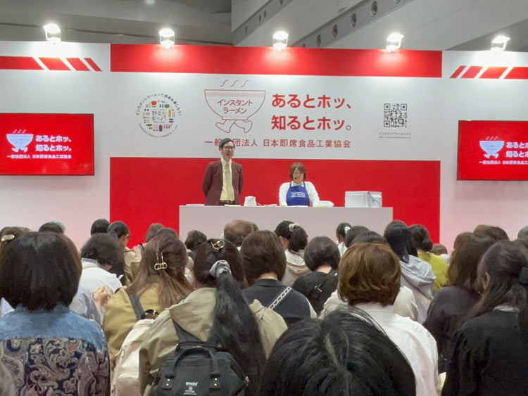 一般社団法人 日本即席食品工業協会ブースの写真