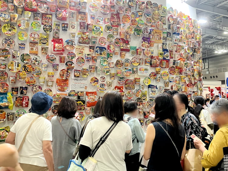 一般社団法人 日本即席食品工業協会ブースの写真