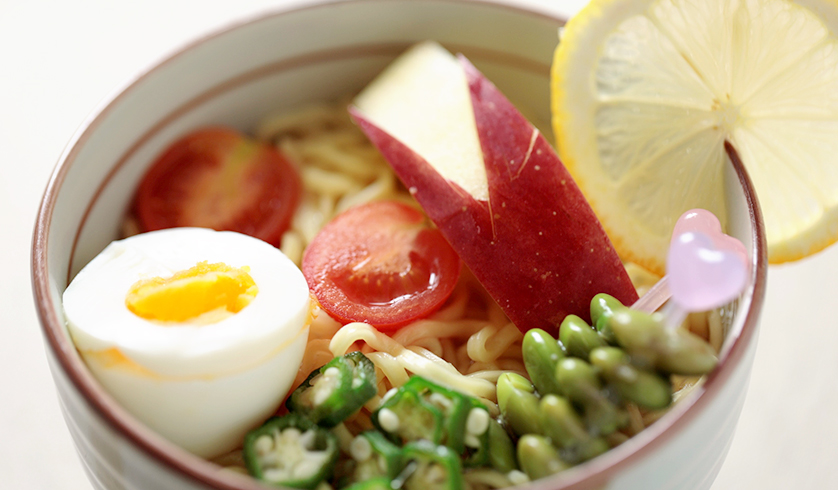 さっぱりんごラーメン