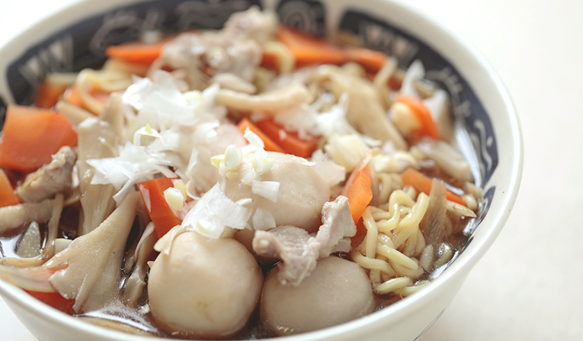 いもの子汁ラーメン