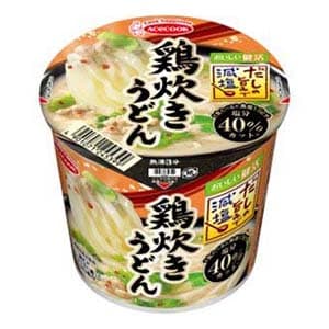 だしの旨みで減塩　鶏炊きうどん