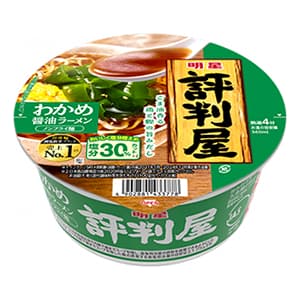 明星 評判屋 わかめ醤油ラーメン