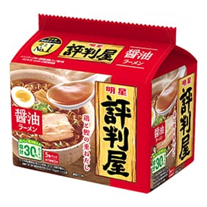 明星 評判屋 醤油ラーメン 5食パック