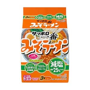 サッポロ一番　減塩　みそラーメン　3食パック