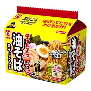 明星　チャルメラ　油そば　５食パック