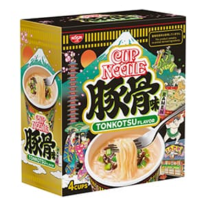 ご当地カップヌードルミニ 豚骨味 4食入り