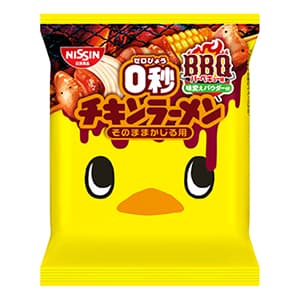 0秒チキンラーメン BBQ味パウダー付