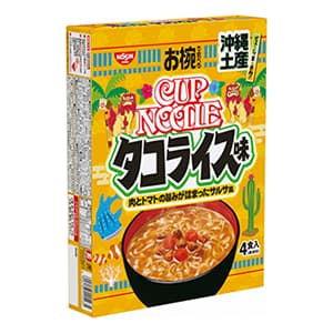 お椀で食べるご当地カップヌードル 沖縄土産タコライス味 4食入り