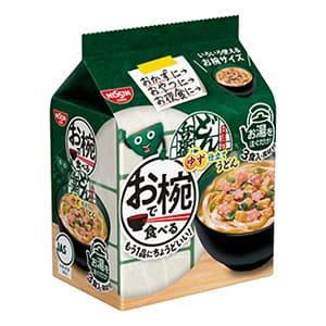 お椀で食べるどん兵衛 ゆず仕立てうどん 3食パック