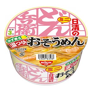 日清のどん兵衛 温つゆおそうめんミニ