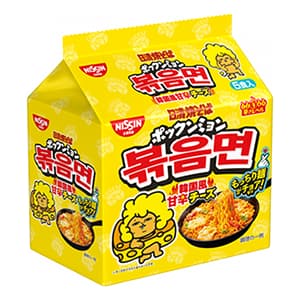日清焼そば ポックンミョン 韓国風甘辛チーズ 5食パック