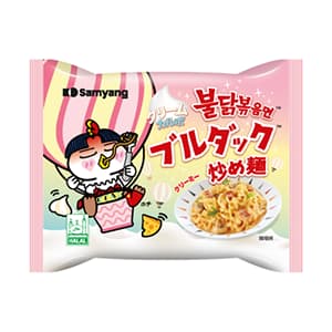 クリームカルボナーラブルダック炒め麺