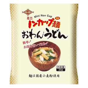 ミニノンカップ麺 おわんうどん