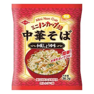 ミニノンカップ麺 中華そば和風しょうゆ味
