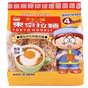 東京拉麺4食入りパック チキン味