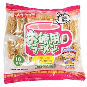お徳用ラーメン16食入り チキン味