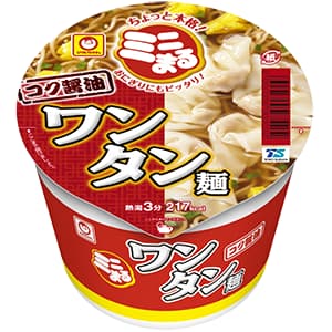ミニまる　コク醤油ワンタン麺