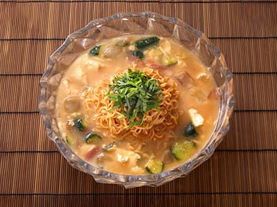 冷や汁風 宮崎辛麺料理画像