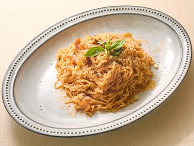 シーフードヌードルで作った本格イタリアン ボナペティ♪料理画像