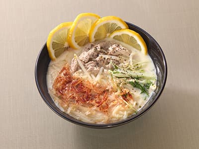 ～ニンニク香る～はちみつレモンの豆乳まろ塩ラーメン料理画像