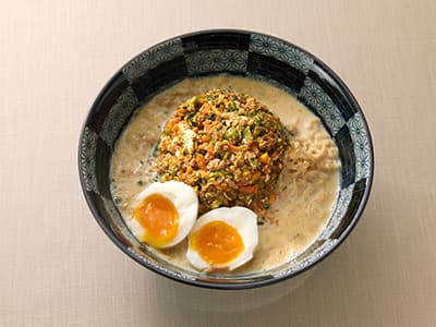 子供でも食べれる　栄養たっぷり担々麺料理画像