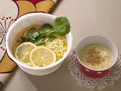 塩ラー！豆腐つけ麺料理画像