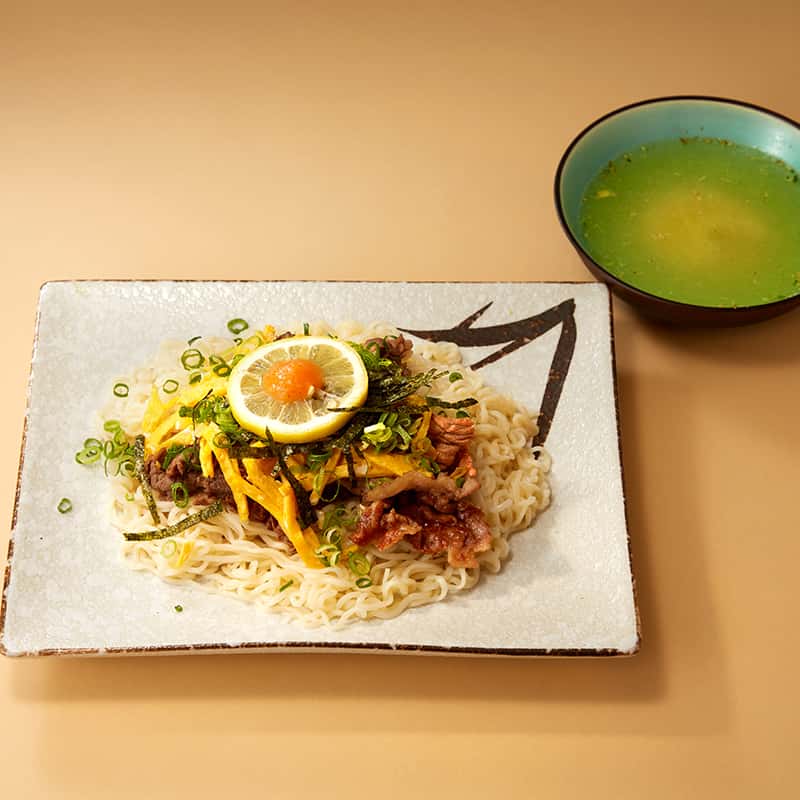 瓦そば風塩ラーメン