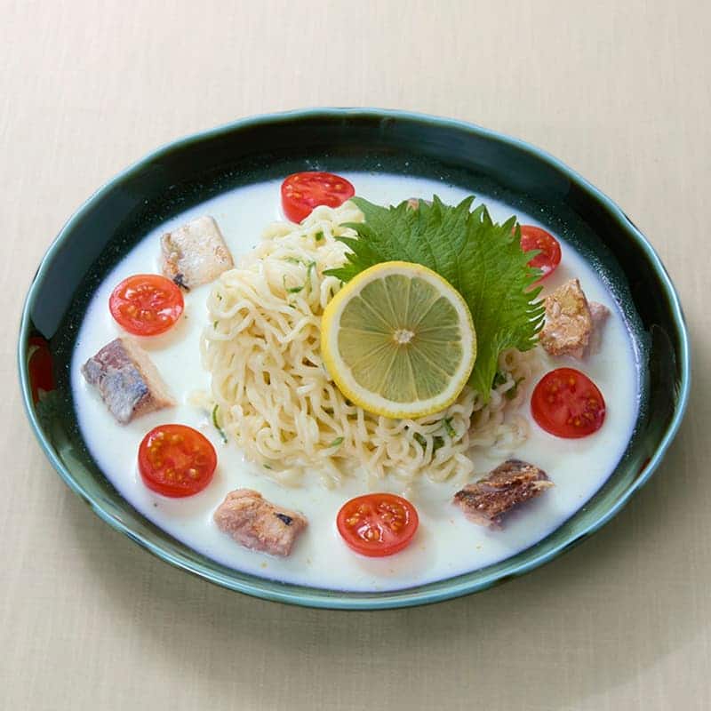 さっぱり！塩レモンクリームらーめん