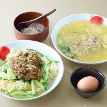 岩手のじゃじゃ麺風アレンジ ～味変自在の二刀流～